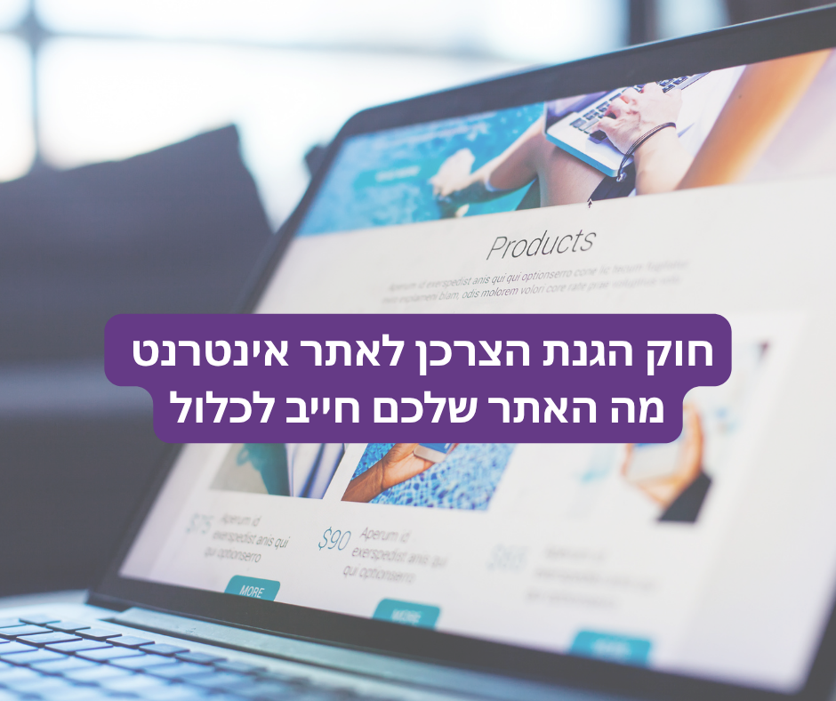 חוק הגנת הצרכן לאתר אינטרנט: מה האתר שלכם חייב לכלול